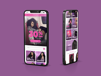 DiamondHair Mobile App Design design graphic design mobile design ui