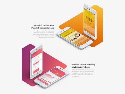 Isometric Screens @2x dashboard high fidelity ios iot mobile mvp portfolio ui ux