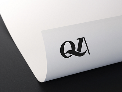 QA MONOGRAM LOGO apparel brand brandidentity branding clothing design dubai graphic design logo logodesign logos luxury monogram newyork qatar stationary usa