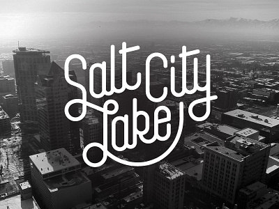Salt Lake City cities custom type design salt lake salt lake city type typography utah