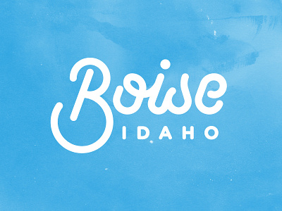 Boise boi boise cities custom type idaho lettering potatoes typography usa