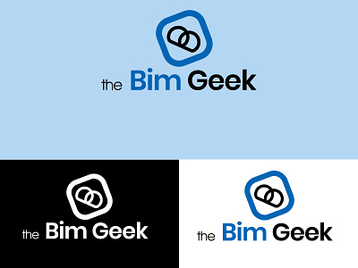 THE BIM GEEK LOGO DESIGN combinationmark letterlogo logo logodesign minimallogo