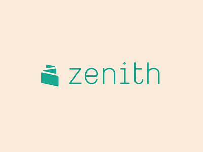 Zenith beige branding finance logo mono z zenith