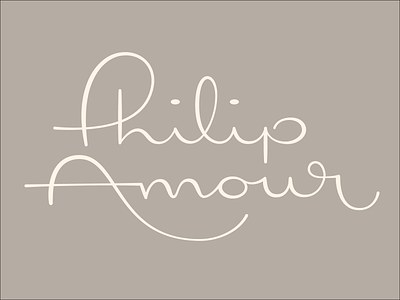 Philip Amour Logotype branding lettering logo logotype philip amour typography