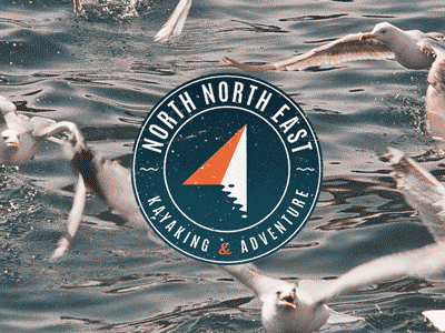 North North East compass east logo logotype nord north