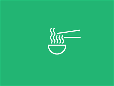 Ramen chopsticks food hot icon laukai logo noodles ramen signage vilnius