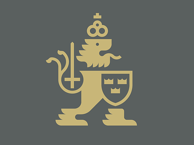Göteborg branding coat of arms crown gothenburg laukai studio lion logo mark shield skandia sticker sword