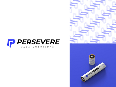 Persevere Tech Solutions 7span arrow arrow logo branding logo p p logo p pattern pattern tech tech logo