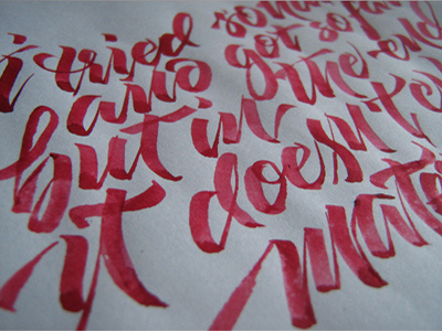 In the end calligraphy in the end kinessisk letter letters linkin park lyrics song typography