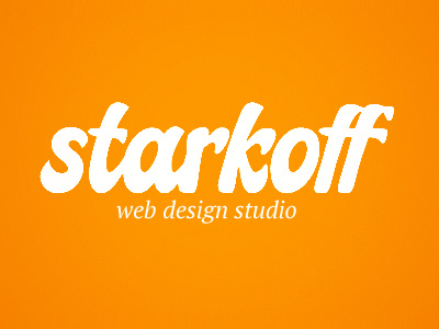 Starkoff calligraphy design lettering logo logotype web design