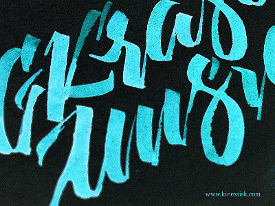 GKrase Music calligraphy design lettering logo logotype music rap rock studio typography