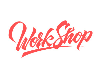 WorkShop calligraphy design lettering logo logotype typography workshop