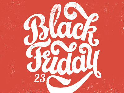 Black Friday (lettering) design lettering logo logotype retro typography vintage