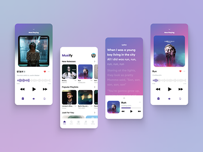 Daily UI Design Challenge | Music Player | Day 09 09 app application challenge daily dailyui dailyui009 dailyuichallenge design figma music music player music player challenge ui uiux ux xd