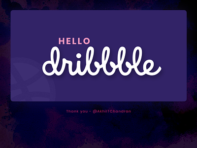 Hello Dribble