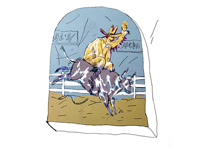 rodeo comics illustration