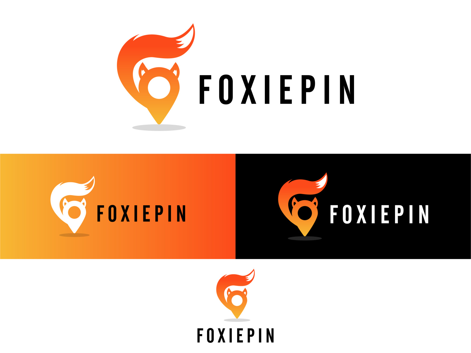 FoxiPin Logo Design by SuccessBrand on Dribbble