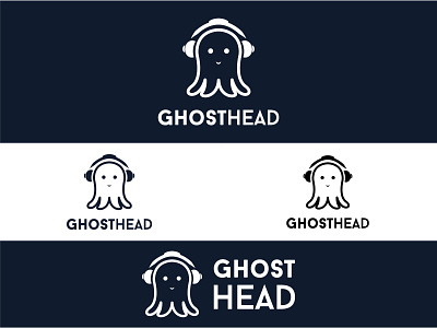 Ghost Head Logo Design bird logo branding design logo logo design minimal logo