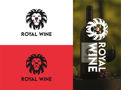 Royal Wine Logo branding design logo logo design minimal logo vector