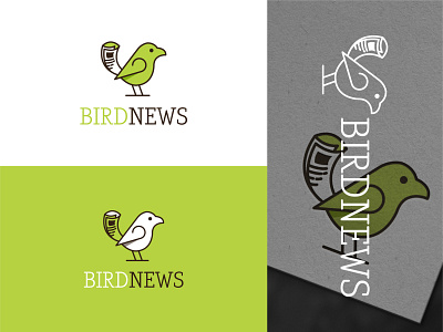Bird News Logo Design bird logo branding design logo logo design minimal logo vector
