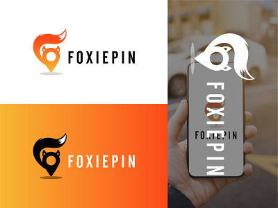 FoxiPin Logo Design branding design logo logo design minimal logo