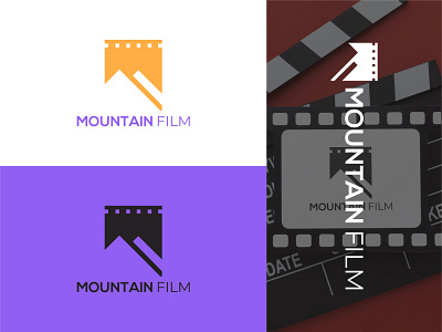 Mountain Film Logo Design branding design logo logo design minimal logo