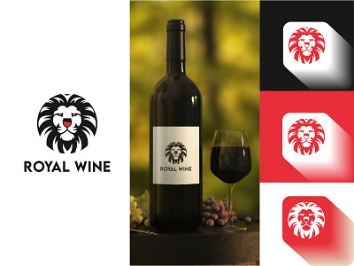 Royal Wine Logo branding design logo logo design minimal logo