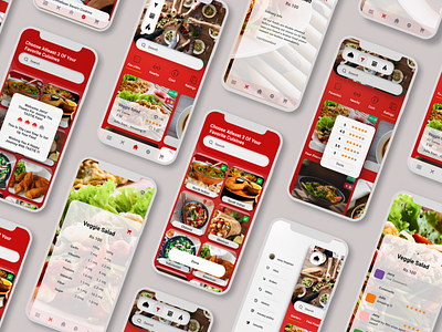 "Tastie!" - UI android app design designing food foodapp free inspiration iphone swiggy ui vector zomato