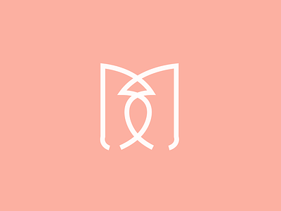 B+M monogram design graphic design logo