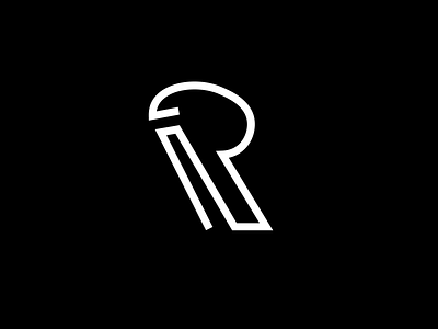 P+R monogram branding design graphic design logo monogram vector