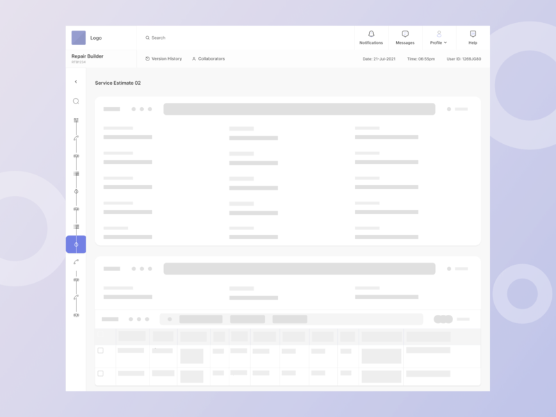 Design system and module layout cpq custom design design design system enterprise enterprise software erp erp software module layout ui ux