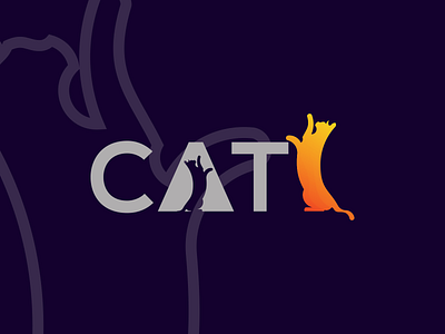 cat logo branding design icon illustration logo