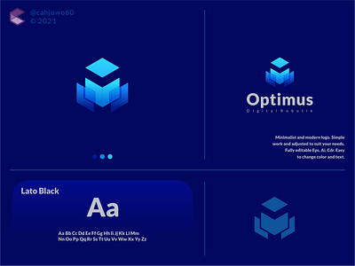 Optimus logo app branding color full design graphic design icon illustration logo minimalist modern simple typography ui ux vector