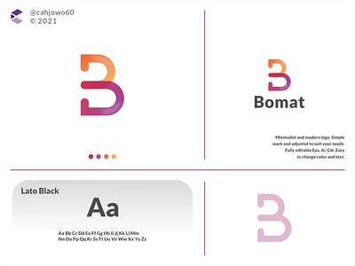 Bomat logo app branding design icon illustration logo typography ui ux vector