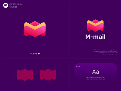 M mail logo app apparel brand branding corporate design icon illustration logo minimalist modern simple typography ui ux vector