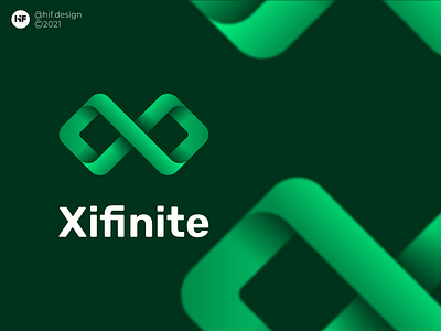 Xifinite logo app apparel brand branding color design graphic design icon illustration logo logos logosai modern simple typography vector