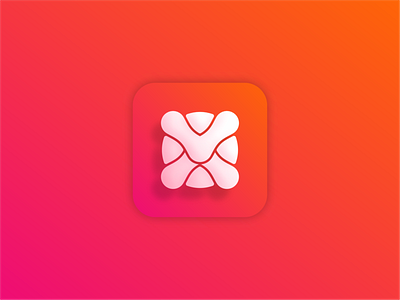 Vx logo app branding color design icon illustration logo logos logsai modern simple typography vector