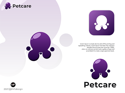 Petcare logo apparel graphic design