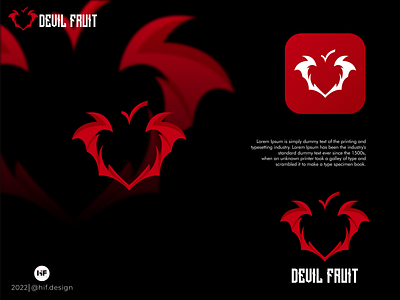 Devil Fruit logo apparel graphic design