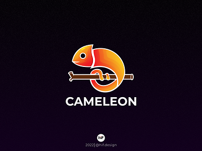 Cameleon logo apparel graphic design