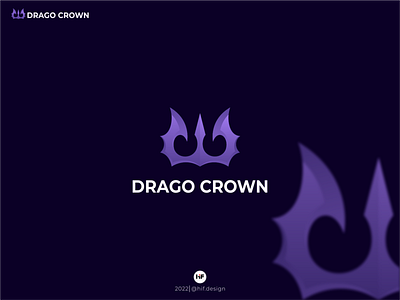 Drago Crown logo apparel graphic design