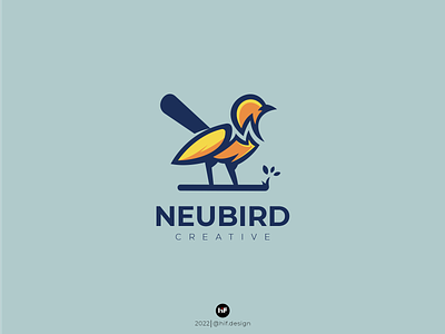 Neubird logo animation apparel bird branding design graphic design illustration logocreator