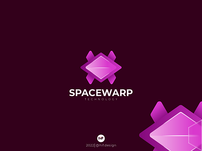 Spacewarp logo apparel branding graphic design icon logocreator space tech