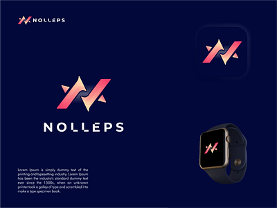 Nolleps logo apparel branding graphic design