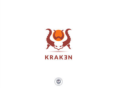 Kraken logo animals apparel graphic design kraken