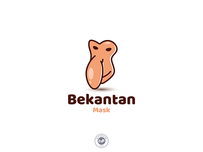 Bekantan mask logo animals apparel bekantan