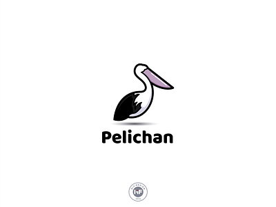 Pelichan logo animal bird pelican