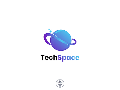 Tech Space logo apparel internet space tech