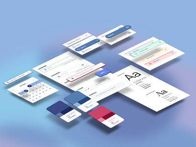 Design System app creative design minimal mobile ui user experience user interface ux web