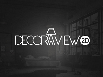 Decoraview decor design logo logotype